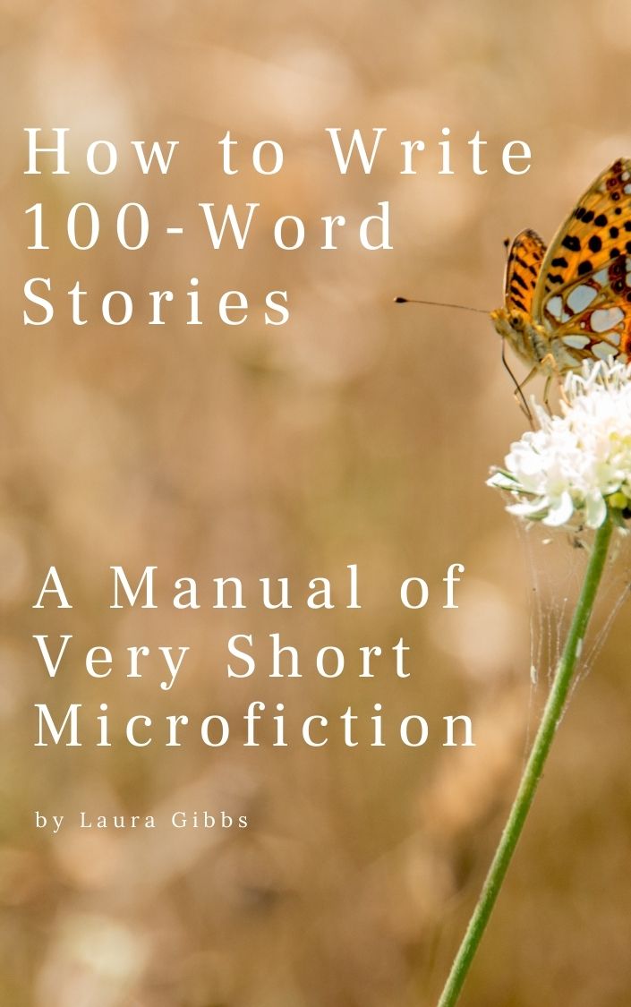 book cover showing butterfly on tiny flower